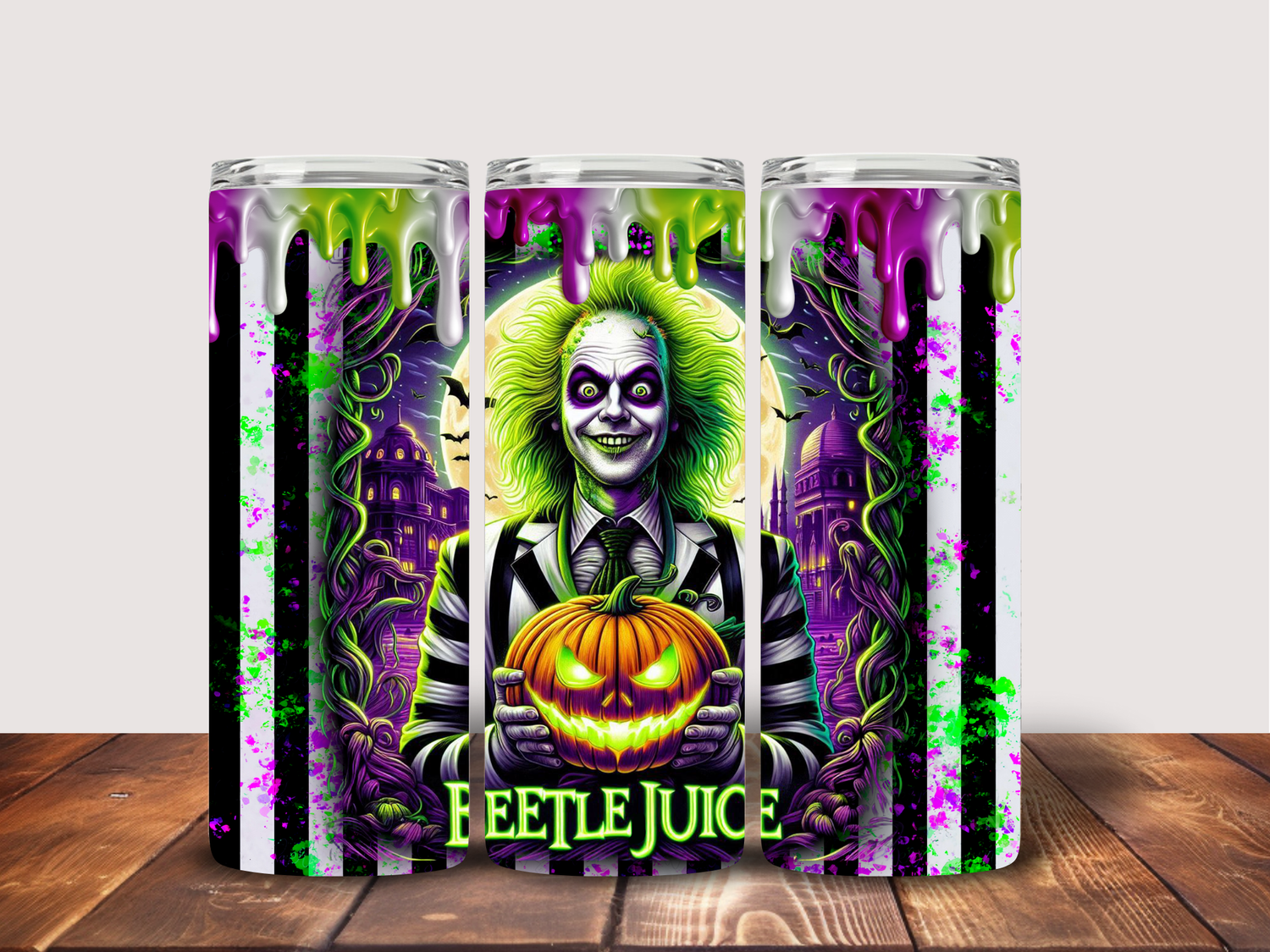 Beetlejuice Tumblers