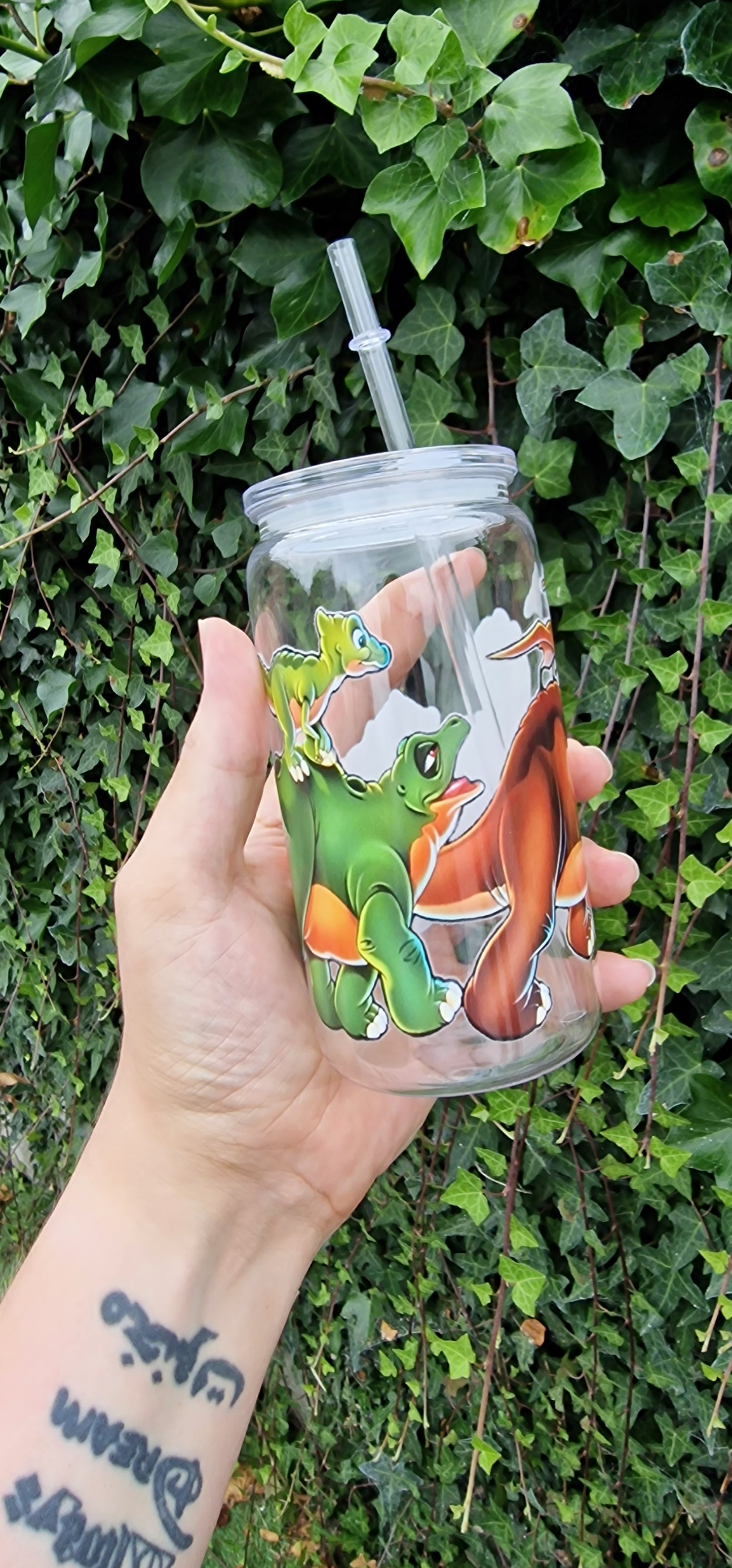 Acrylic Cans with Straws