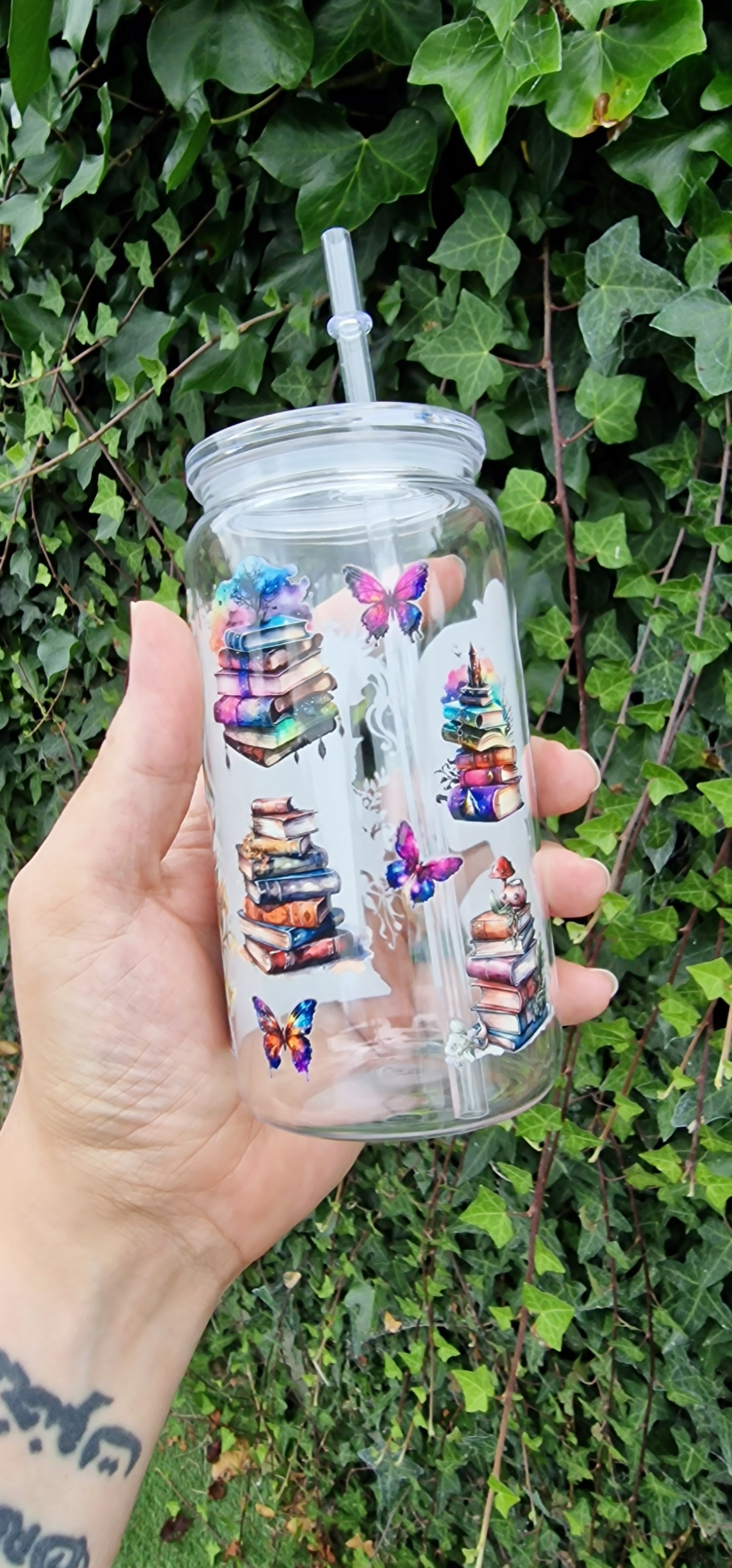 Acrylic Cans with Straws