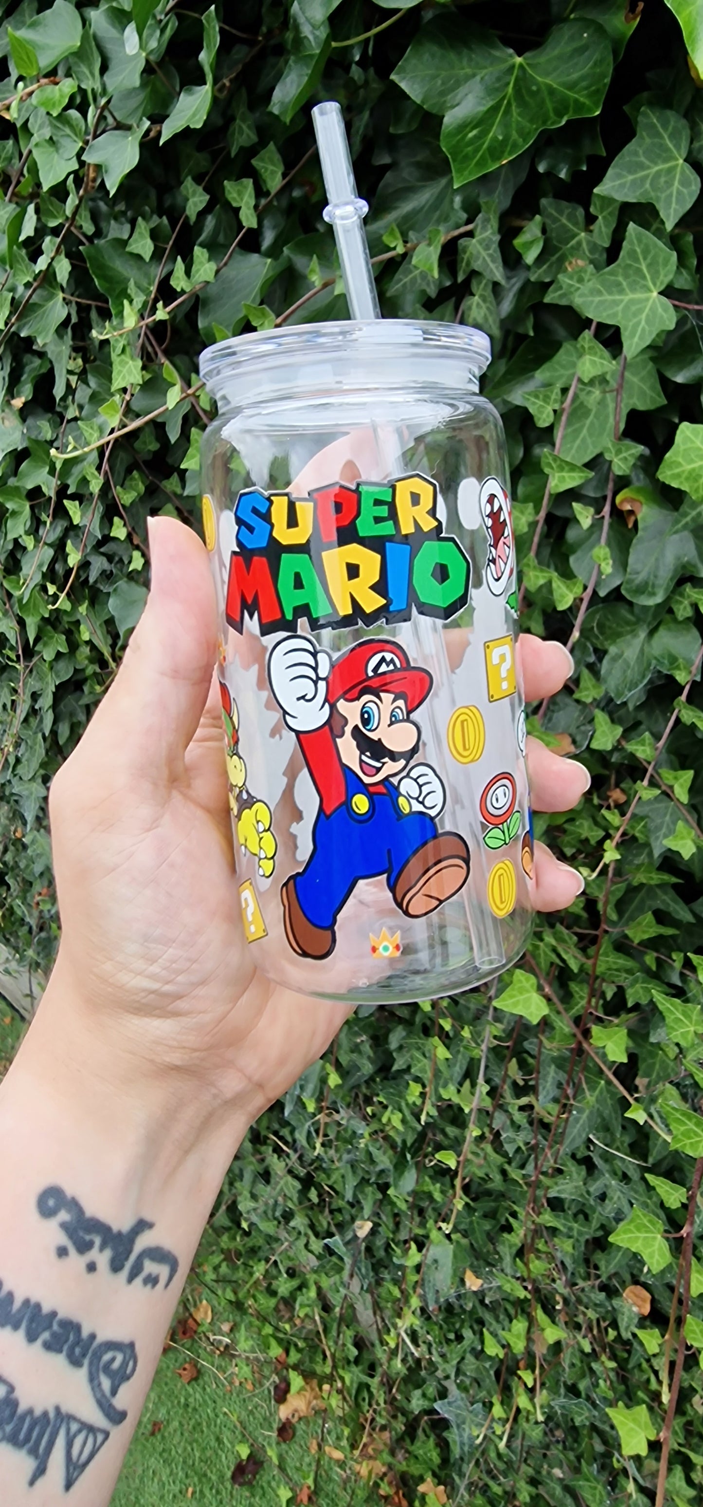 Acrylic Cans with Straws