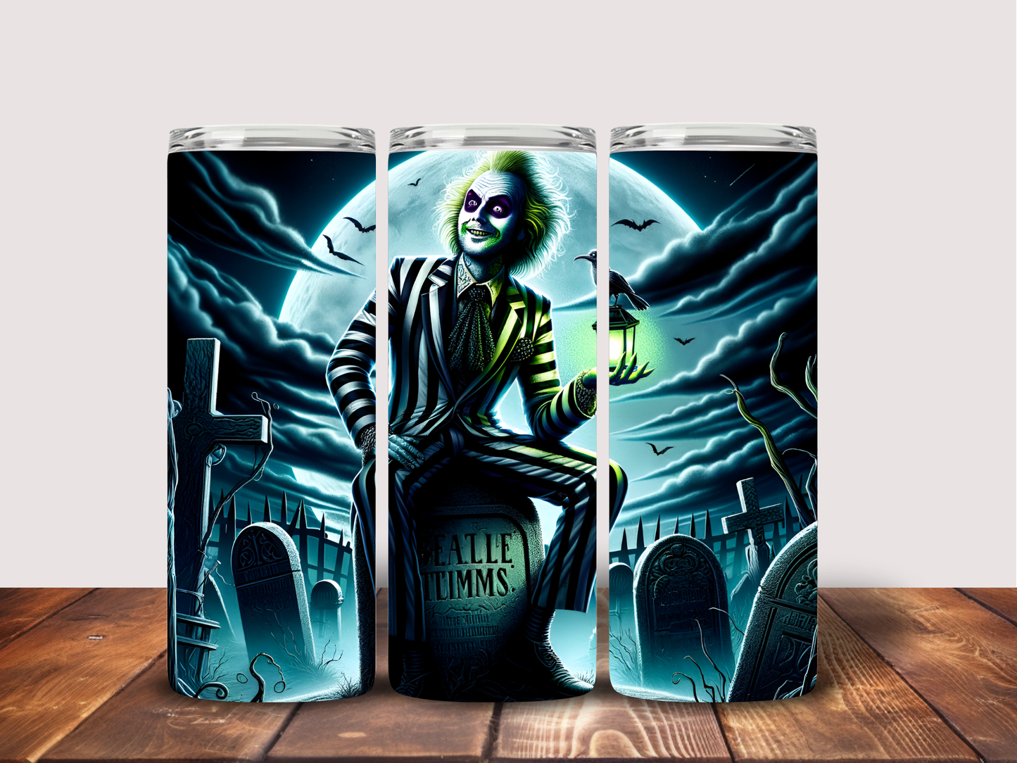 Beetlejuice tumblers