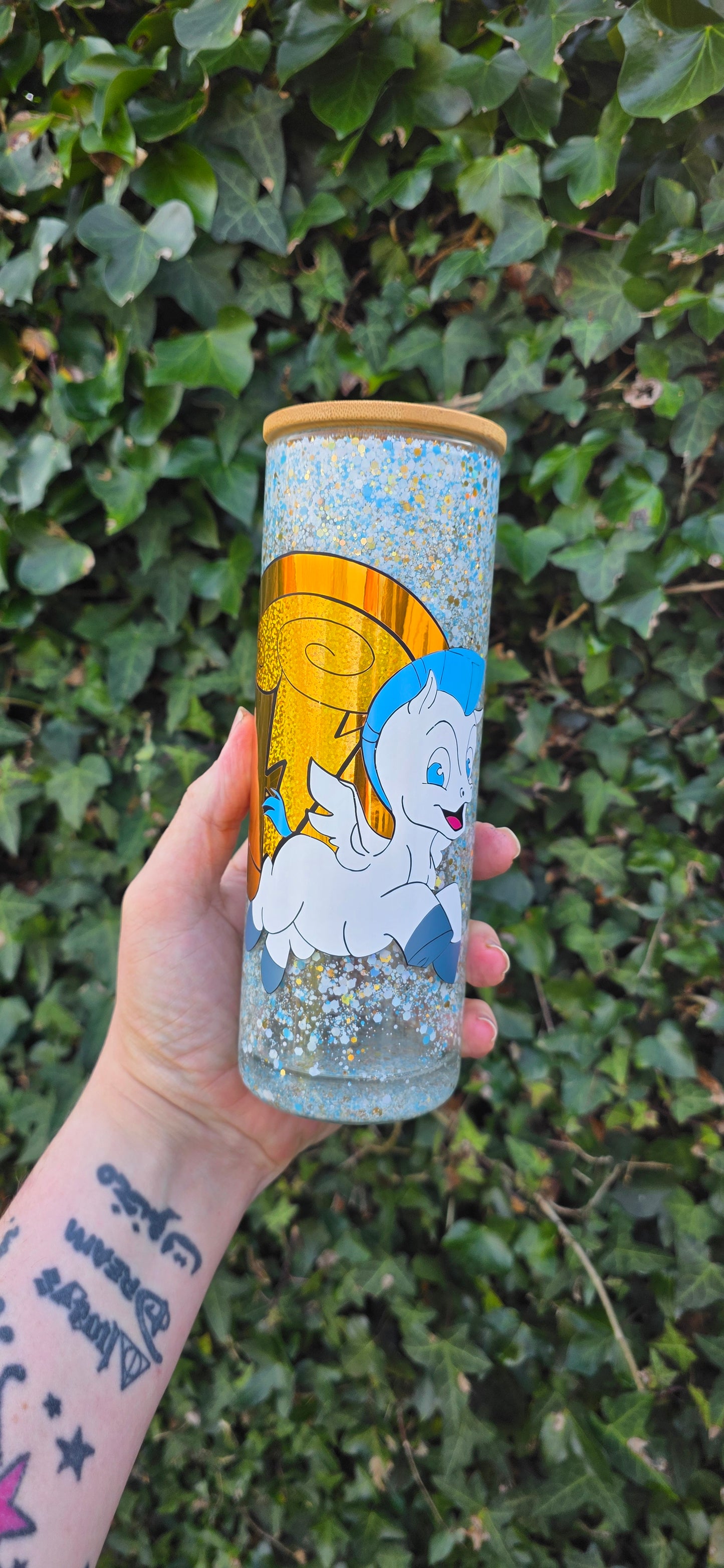 Pegasus Snowglobe Tumbler