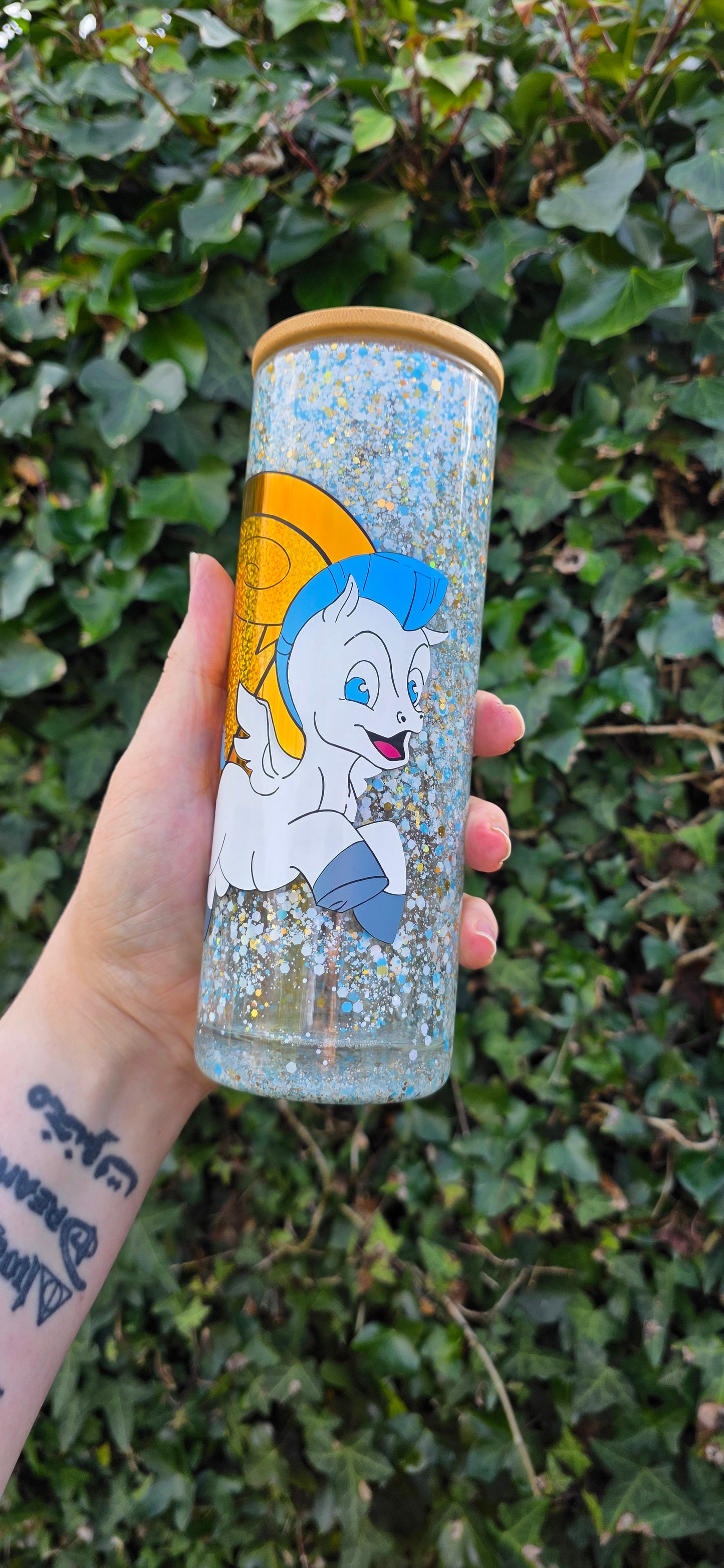 Pegasus Snowglobe Tumbler