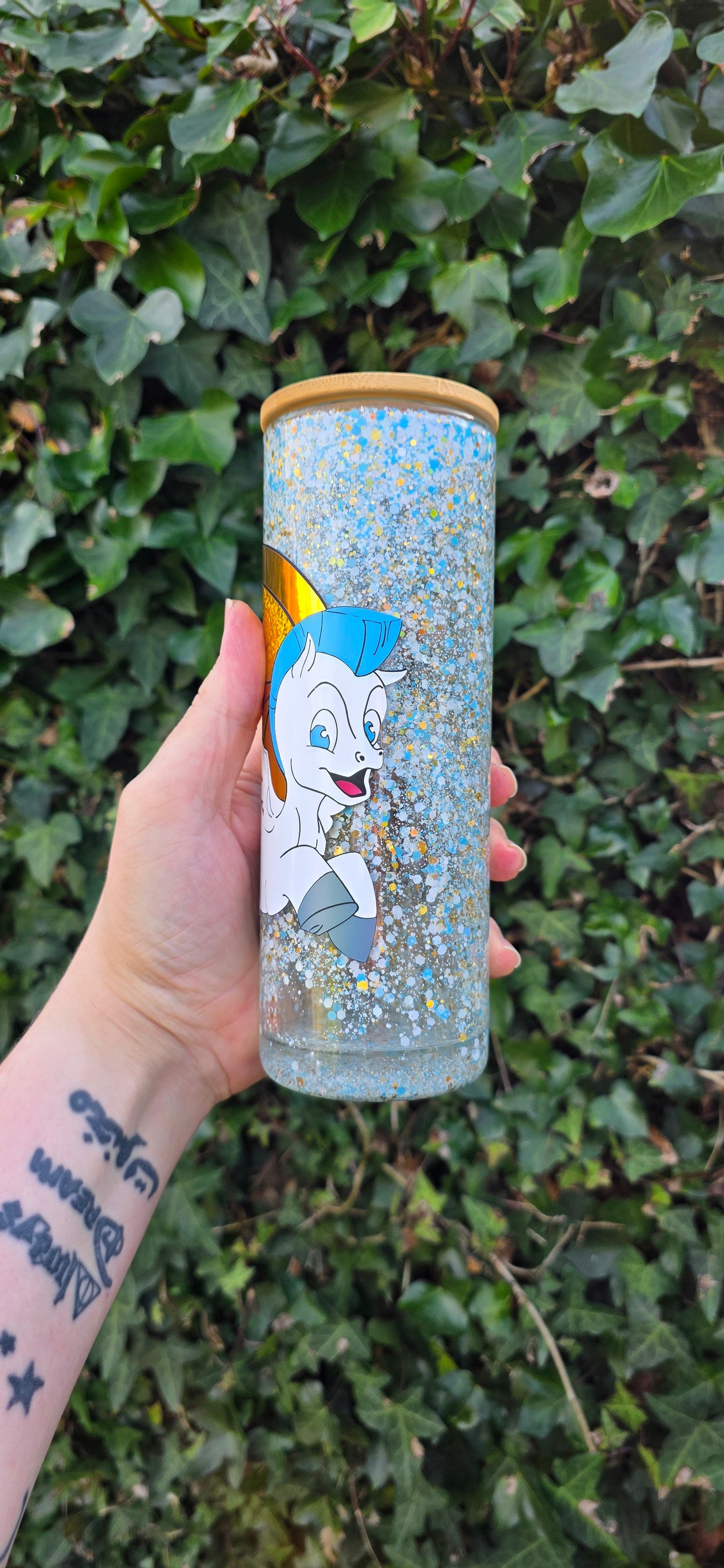 Pegasus Snowglobe Tumbler